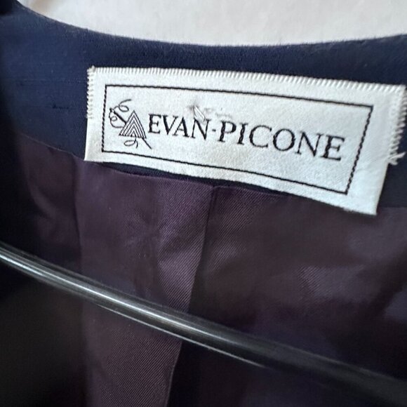 EVAN PICONE Blue Blazer Jacket Size Medium - Picture 2 of 5